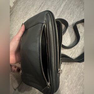 Stylish Black Leather Men's Bag